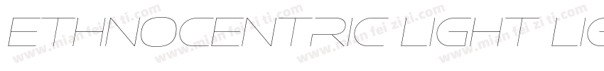 Ethnocentric Light Light字体转换